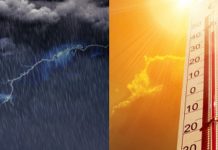 Caniculă și furtuni. Județul Vaslui va fi joi sub cod galben de averse torențiale și vânt puternic