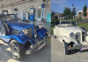 Două bijuterii ale industriei auto britanice amintind de anii ’30, pe străzile Vasluiului