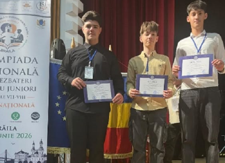 Elevii de la „Cuza Vodă” Huși, între cei mai buni la Olimpiada Națională de Dezbateri pentru Juniori