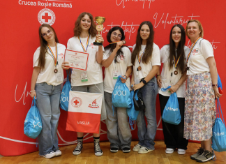 Elevii Colegiului Național „Cuza Vodă” Huși, locul III la etapa națională a concursului „Sanitarii Pricepuți”