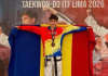 Vasluianul Gabriel Emilian Zaharia, de la Liga de Est, a cucerit aurul la Campionatul Sud-American de Taekwon-do ITF