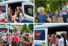 Copiii au învățat regulile siguranței rutiere în cadrul unei activități preventive desfășurate la Huși