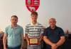 Tânărul fotbalist Rareș-Ștefan Silitră, premiat de Consiliul Județean Vaslui