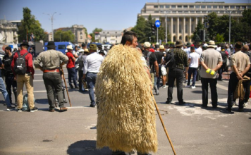 Oierii vasluieni, amendați drastic de jandarmii bucureșteni la protestul de la sfârșitul lunii trecute din Piața Presei și Piața Victoriei
