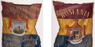 Un steag al urbei Vaslui dăruit la Serbarea de la Putna din anul 1871 – de Augustin Mureșan