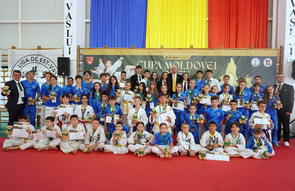 ACS Liga de Est Vaslui, Locul I în clasamentul general al Cupei Moldovei Open 2026, cu 11 medalii de aur, 8 de argint și 14 bronz